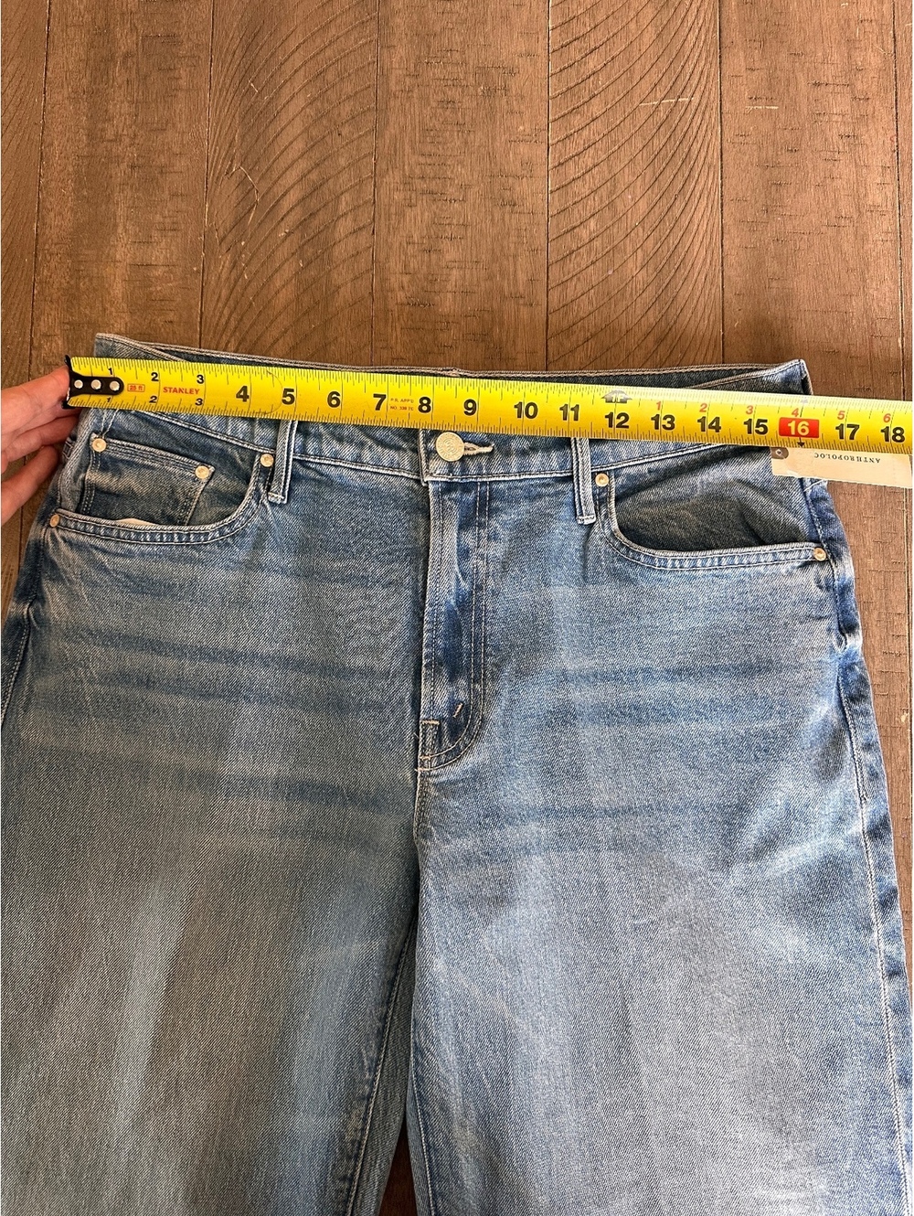 NWT MOTHER The Mid Rise Maven Ankle Jeans in Magic School Bus Wash Women’s 29 - Picture 13 of 15